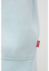 Levi's® - Levi's bluza męska z nadrukiem. Okazja: na spotkanie biznesowe. Kolor: niebieski. Materiał: dzianina. Wzór: nadruk. Styl: biznesowy #5