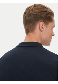 Calvin Klein Polo K10K111196 Granatowy Slim Fit. Typ kołnierza: polo. Kolor: niebieski. Materiał: bawełna