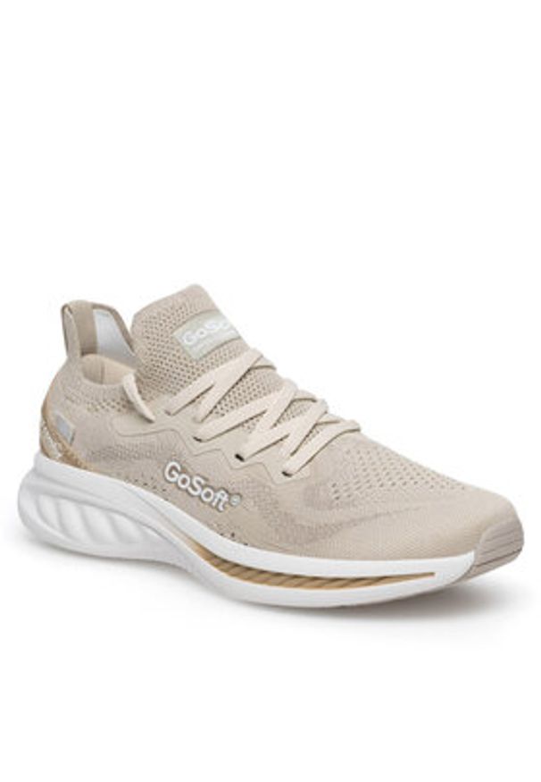 Go Soft Sneakersy WP-1 Beżowy. Kolor: beżowy. Materiał: materiał