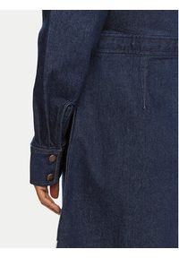 Wrangler Sukienka jeansowa 112356504 Granatowy Slim Fit. Kolor: niebieski. Materiał: bawełna