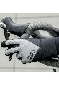 ROCKBROS - Rękawiczki rowerowe długie dla dorosłych zimowe Rockbros S303. Kolor: czarny, szary, wielokolorowy. Sezon: zima. Sport: kolarstwo #2