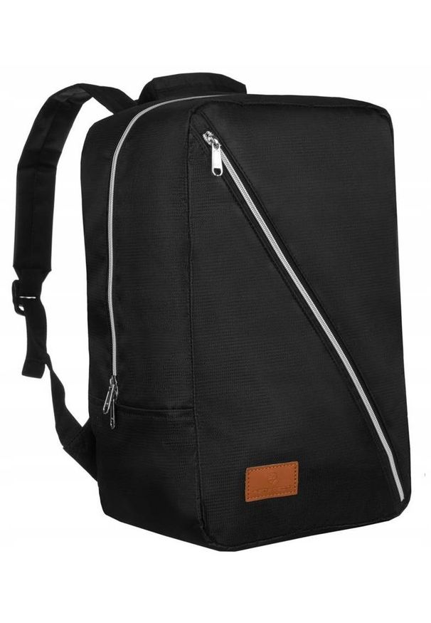 Plecak podróżny Peterson PTN BPP-08 czarny. Kolor: czarny. Wzór: aplikacja. Styl: sportowy, klasyczny