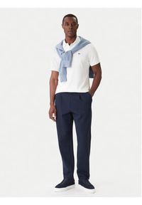 Lacoste Polo DH2050 Biały Regular Fit. Typ kołnierza: polo. Kolor: biały. Materiał: bawełna #3