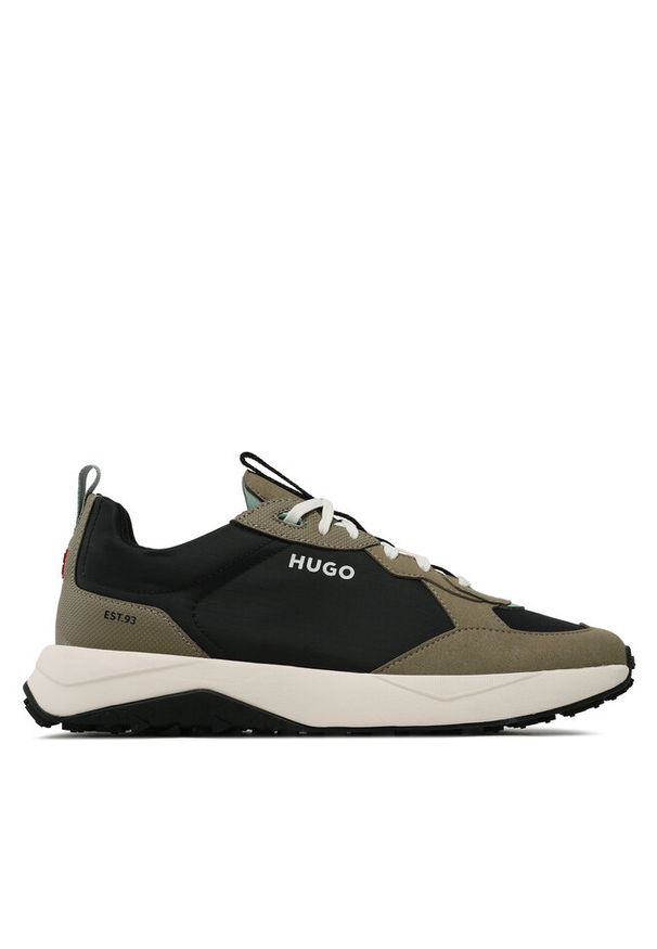 Sneakersy Hugo. Kolor: brązowy