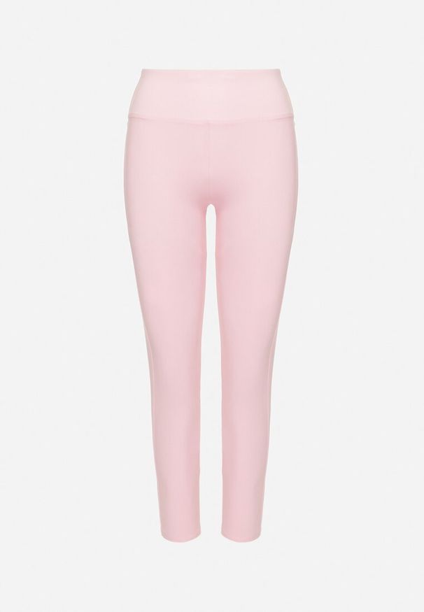 Born2be - Różowe Legginsy z Modelującymi Przeszyciami Selettia. Okazja: na spacer, na co dzień. Kolor: różowy. Styl: casual, klasyczny