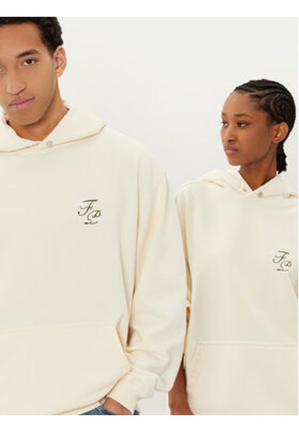 Filling Pieces Bluza Unisex Topiary 8069984 Écru Regular Fit. Materiał: bawełna