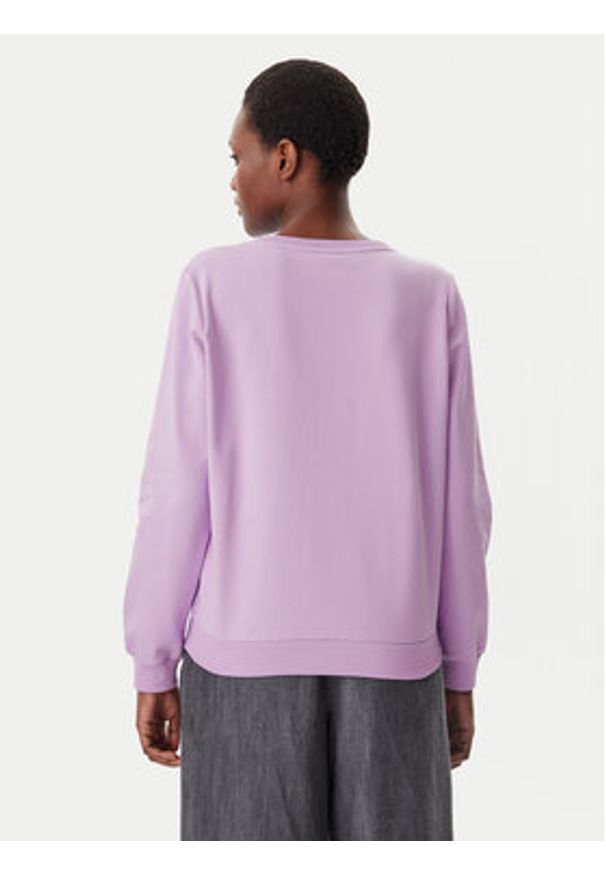 Liu Jo Bluza TA4225 FS090 Fioletowy Regular Fit. Kolor: fioletowy. Materiał: bawełna