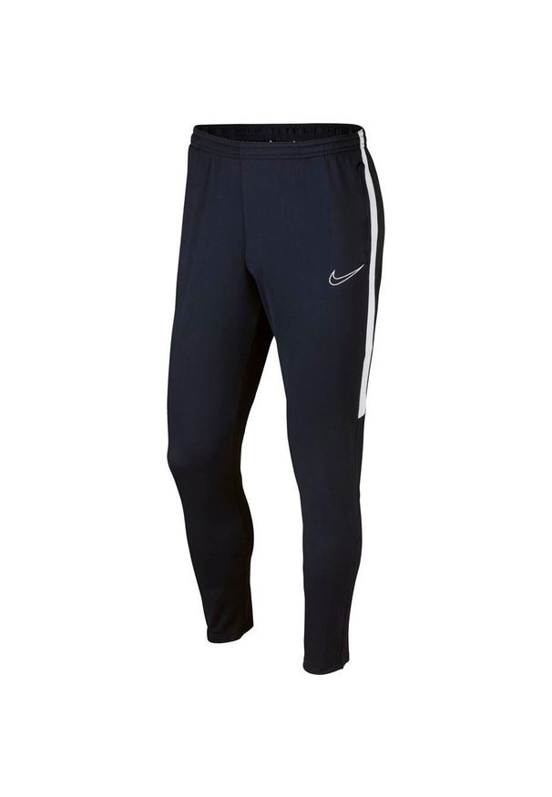 Spodnie męskie Nike Dry Academy granatowe AJ9729 451. Kolor: niebieski. Sport: piłka nożna