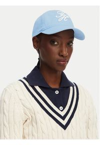 TOMMY HILFIGER - Tommy Hilfiger Czapka z daszkiem Logo Embroidery Baseball Cap AW0AW18338 Niebieski. Kolor: niebieski. Materiał: bawełna #2