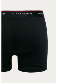 TOMMY HILFIGER - Tommy Hilfiger - Bokserki (3-pack). Kolor: niebieski. Materiał: bawełna, dzianina, elastan. Wzór: gładki #3