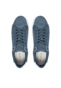 TOMMY HILFIGER - Tommy Hilfiger Sneakersy Th Court Suede FM0FM05824 Niebieski. Kolor: niebieski. Materiał: zamsz, skóra #2