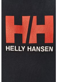 Helly Hansen bluza HH LOGO HOODIE 33977. Okazja: na co dzień. Kolor: niebieski. Wzór: aplikacja. Styl: casual #2