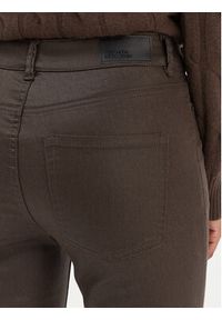 Vero Moda Spodnie z imitacji skóry Flash 10314591 Brązowy Skinny Fit. Kolor: brązowy. Materiał: skóra #8