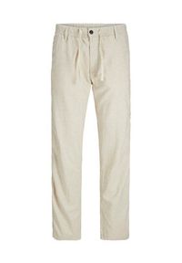 Jack & Jones - Jack&Jones Spodnie materiałowe Kane 12274977 Beżowy Relaxed Fit. Kolor: beżowy. Materiał: bawełna #6