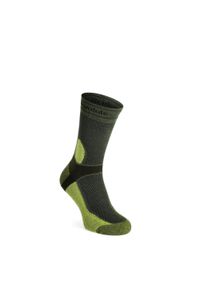 BRIDGEDALE - Skarpety rowerowe męskie Bridgedale MTB Summer Weight T2 Coolmax Sport Boot. Kolor: zielony. Sport: kolarstwo