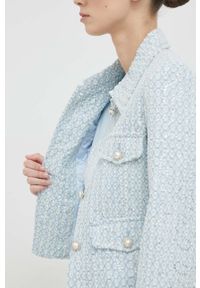 Miss Sixty kurtka damska kolor niebieski przejściowa. Okazja: na co dzień. Kolor: niebieski. Styl: casual #2