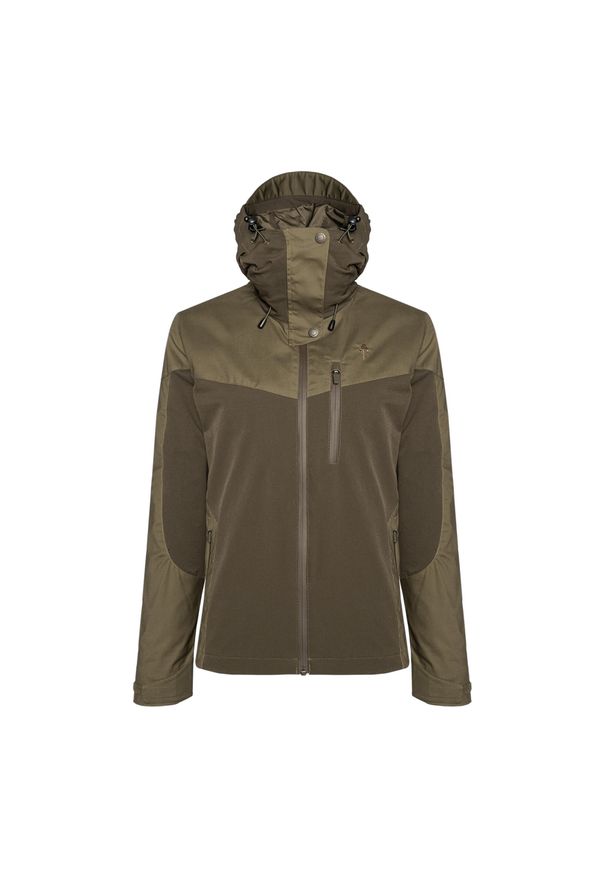 PINEWOOD - Kurtka przeciwdeszczowa damska Pinewood Finnveden Hybrid Extreme. Kolor: zielony. Sport: turystyka piesza