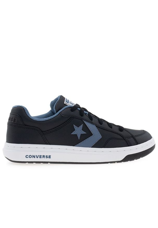 Buty Converse Pro Blaze V2 Ox A10506C - czarne. Okazja: na co dzień. Zapięcie: sznurówki. Kolor: czarny. Materiał: guma, skóra, syntetyk. Szerokość cholewki: normalna. Styl: casual, retro