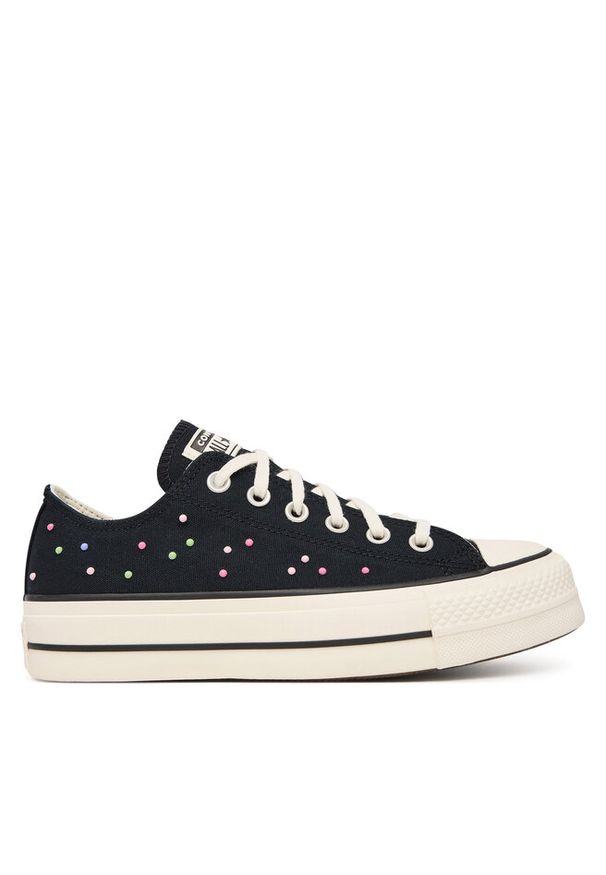 Trampki Converse. Kolor: czarny. Obcas: na platformie
