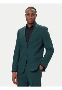 Hugo - HUGO Garnitur Arti-Hesten253X 50544524 Zielony Extra Slim Fit. Kolor: zielony. Materiał: syntetyk #7