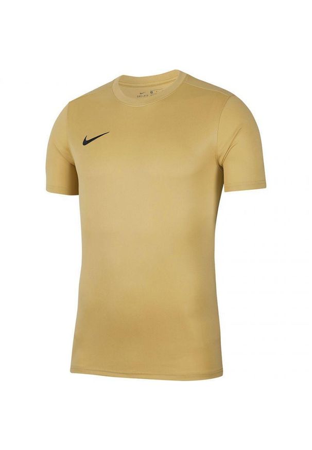 Nike - Koszulka Z Krótkim Rękawem Unisex Dla Dorosłych Dry Park VII. Kolor: żółty. Długość rękawa: krótki rękaw. Długość: krótkie