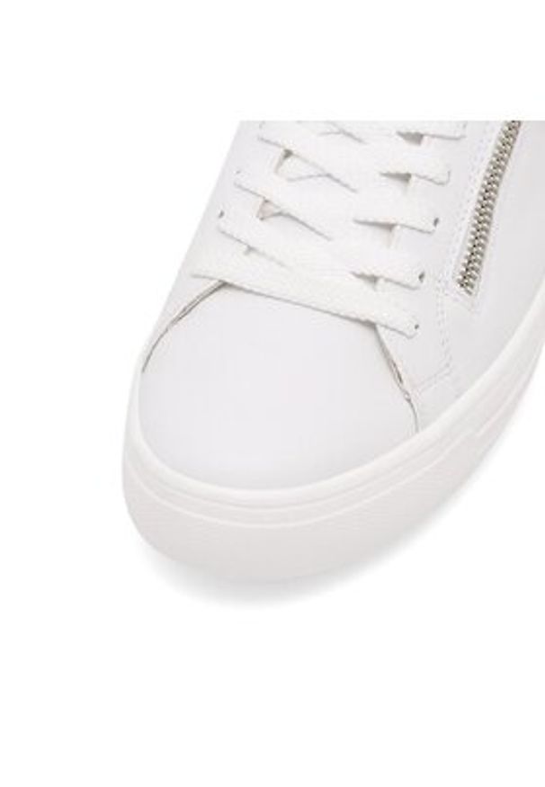 Remonte Sneakersy D0903-81 Biały. Kolor: biały. Materiał: skóra