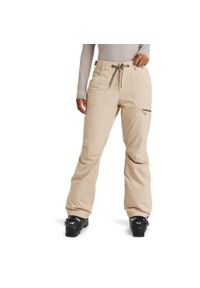 Roxy - Spodnie snowboardowe damskie ROXY Nadia. Kolor: beżowy. Sezon: zima. Sport: snowboard