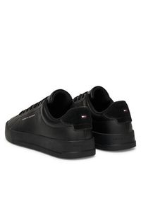 TOMMY HILFIGER - Tommy Hilfiger Sneakersy FM0FM05367 Czarny. Kolor: czarny. Materiał: skóra #3