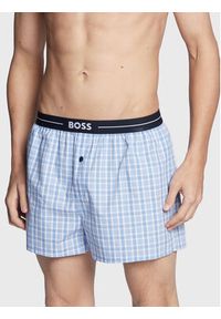 BOSS - Boss Komplet 2 par bokserek Nos 50480056 Błękitny. Kolor: niebieski. Materiał: bawełna #6