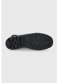Palladium Trampki kolor czarny. Nosek buta: okrągły. Zapięcie: sznurówki. Kolor: czarny. Materiał: bawełna, materiał, guma, włókno. Szerokość cholewki: normalna #3