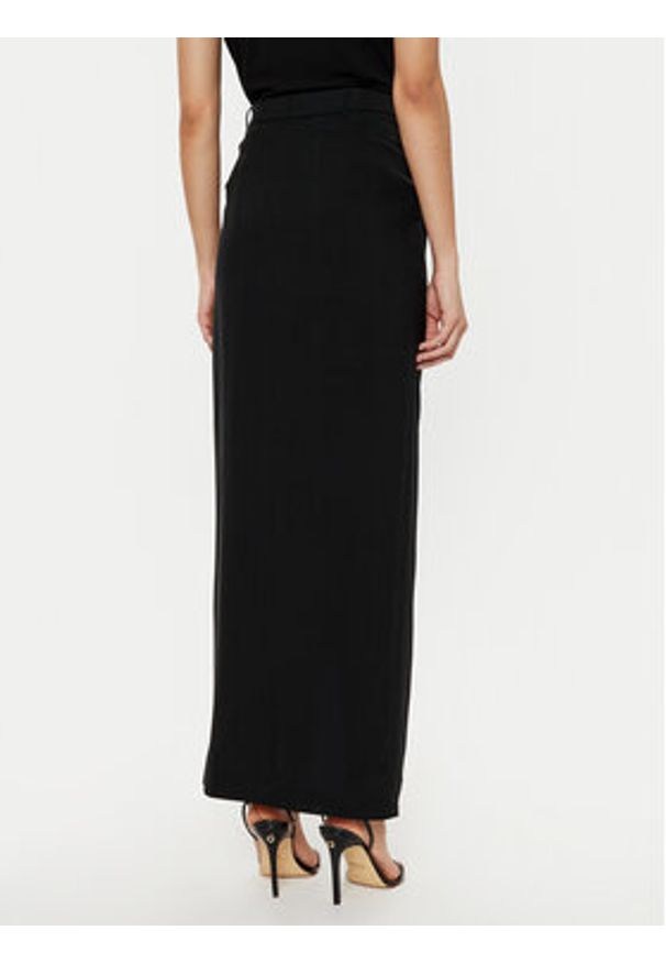 Versace Jeans Couture Spódnica maxi 78HAE802 N0432 Czarny Regular Fit. Kolor: czarny. Materiał: wiskoza