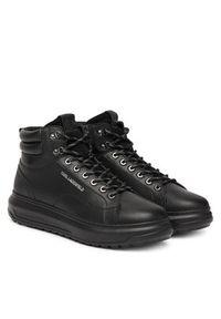 Karl Lagerfeld - KARL LAGERFELD Sneakersy KL57555 Czarny. Kolor: czarny. Materiał: skóra #4
