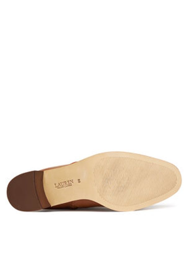 Lauren Ralph Lauren - LAUREN RALPH LAUREN Kozaki Charly Bo Tal 802974388001 Brązowy. Kolor: brązowy. Materiał: skóra