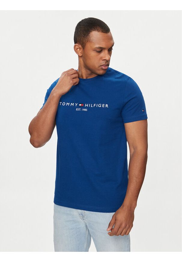 TOMMY HILFIGER - Tommy Hilfiger Polo Mao MW0MW34752 Biały Slim Fit. Typ kołnierza: polo. Kolor: biały. Materiał: bawełna