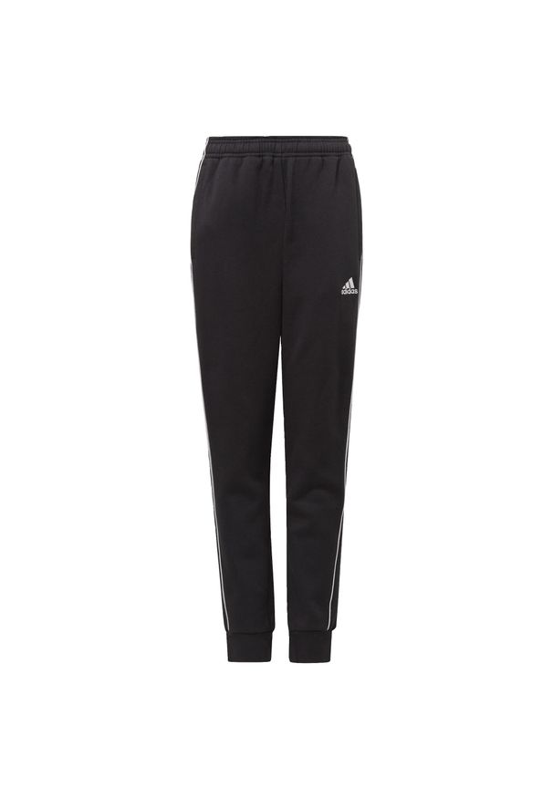 Adidas - Spodnie dla dzieci adidas Core 18 Sweat JUNIOR. Kolor: czarny, biały, wielokolorowy. Sport: piłka nożna