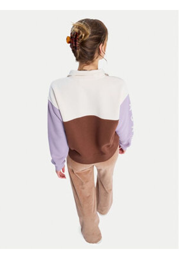 Roxy Bluza View Point Block ERJFT05014 Kolorowy Regular Fit. Materiał: bawełna. Wzór: kolorowy