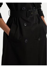 Lauren Ralph Lauren Trencz 297951259001 Czarny Straight Fit. Kolor: czarny. Materiał: syntetyk, bawełna #6