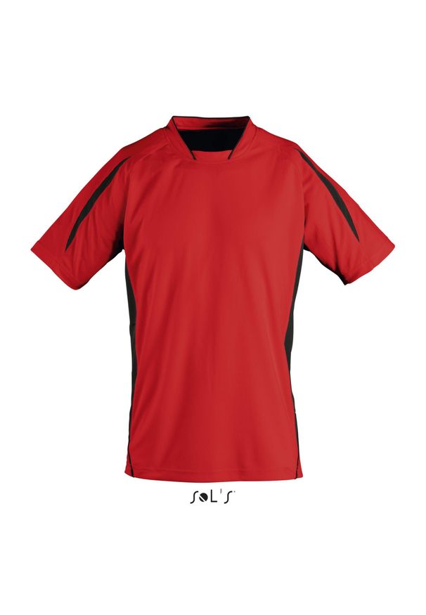 SOL'S - Koszulka Sol's Maracana 2 Ssl. Kolor: wielokolorowy, czarny, czerwony. Sport: piłka nożna