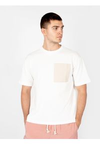 Xagon T-Shirt "Over" | P24082ZUK399 | Mężczyzna | Biały. Okazja: na co dzień. Kolor: biały. Materiał: bawełna. Styl: elegancki, casual