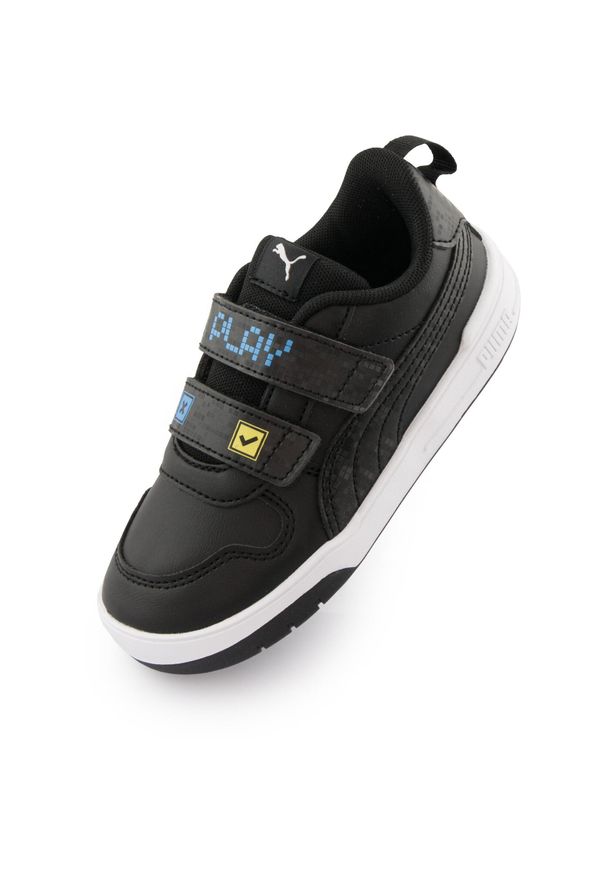 Buty dziecięce Puma Multiflex SL w kolorze czarnym, rozmiar 25. Kolor: czarny. Materiał: syntetyk, materiał. Sport: turystyka piesza