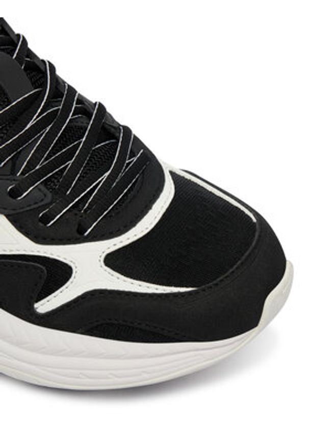 Guess Sneakersy FMJSQU ELE12 Czarny. Kolor: czarny. Materiał: materiał