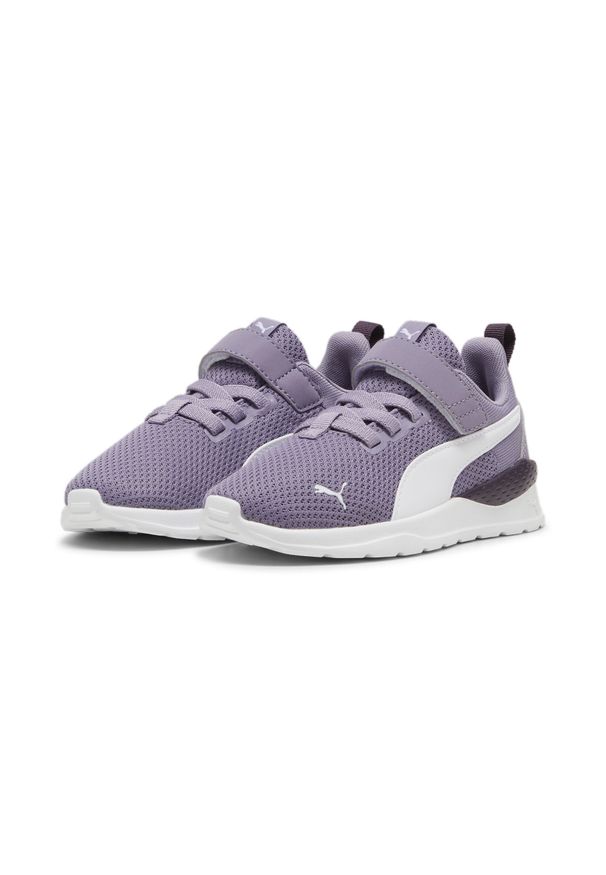 Puma - Dziecięce buty sportowe Anzarun Lite PUMA Pale Plum White Midnight Purple. Kolor: biały, fioletowy, wielokolorowy