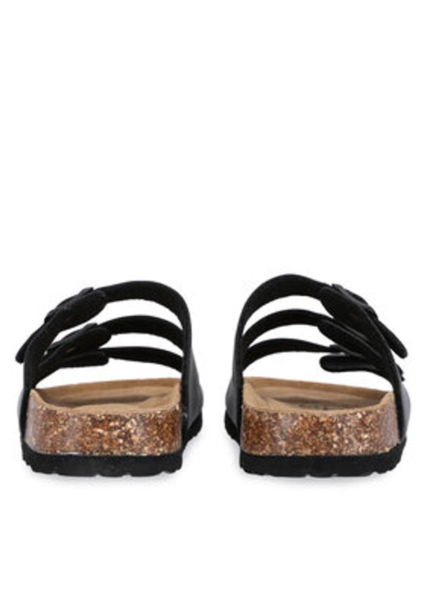 CRUZ Klapki Santa CR192185 Czarny. Kolor: czarny. Materiał: skóra