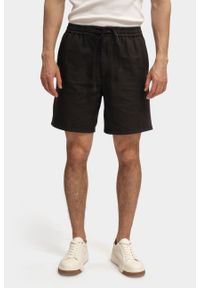 Męskie szorty Mustang Style Linen Jogger Shorts Black Beauty 1016459 4185 #1