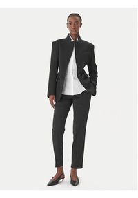 Hugo - HUGO Chinosy Hetana 50516132 Czarny Slim Fit. Kolor: czarny. Materiał: syntetyk #5