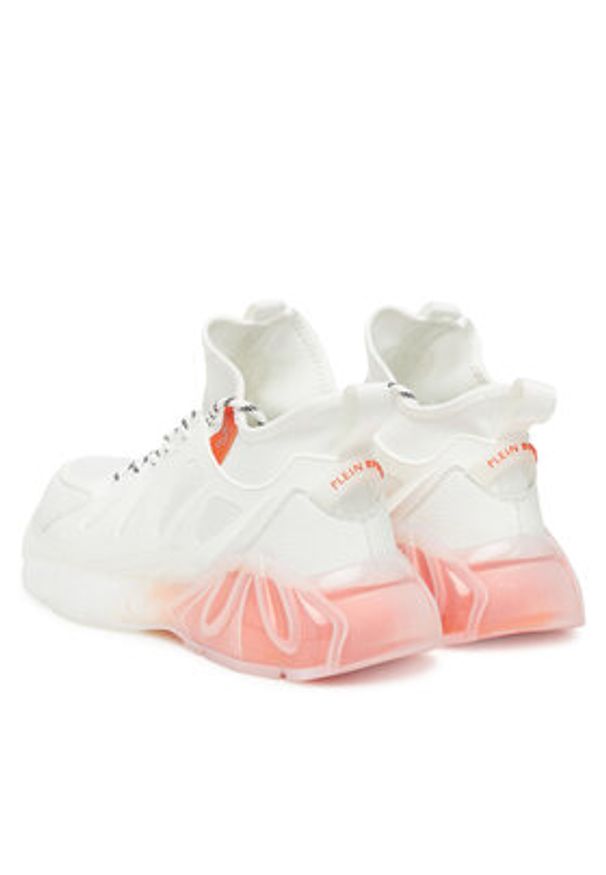 Plein Sport Sneakersy PACS USC0435 STE003N Biały. Kolor: biały. Materiał: materiał