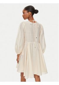 Pinko Sukienka codzienna Beowulf Abito 103587 A1X2 Écru Regular Fit. Okazja: na co dzień. Materiał: bawełna. Typ sukienki: proste. Styl: casual #5