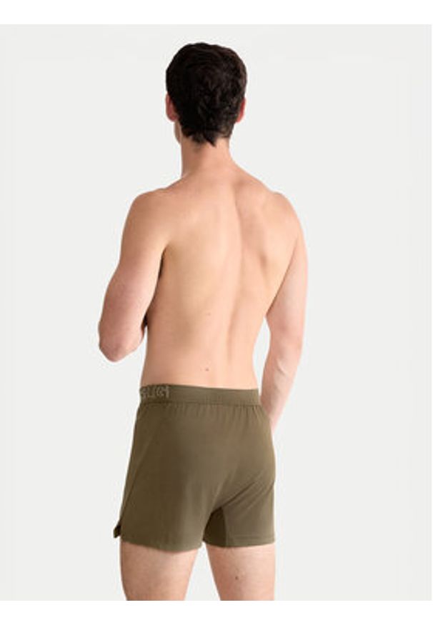 Sloggi Bokserki 10215473 Khaki. Kolor: brązowy. Materiał: bawełna