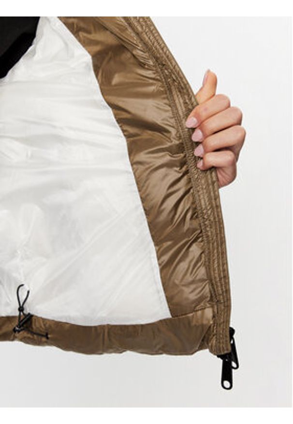 Deha Kurtka puchowa D93582 Brązowy Regular Fit. Kolor: brązowy. Materiał: syntetyk