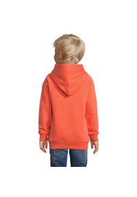 SOL'S - Bluza Dziecięca Stellar Hoodie. Kolor: pomarańczowy